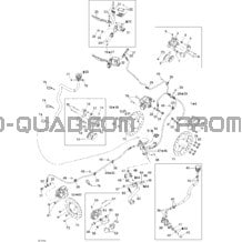 Freins Hydraulique pour Can-am Toutes les cylindrées 2007 Outlander 400 XT 4 X 4