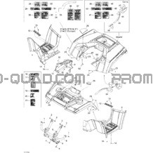 Carrosserie Et Accessoires 1 pour Can-am Toutes les cylindrées 2007 Outlander 400 XT 4 X 4