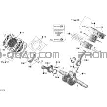 Vilebrequin pour Can-am Toutes les cylindrées 2007 Outlander 500 STD 4 X 4