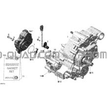 Boîte De Vitesses Ass Et Actuateur 4X4 pour Can-am Toutes les cylindrées 2007 Outlander 500 XT 4 X 4
