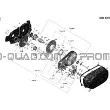 Poulie Menée pour Can-am Toutes les cylindrées 2007 Outlander 650 XT 4 X 4