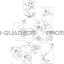 Freins Hydraulique pour Can-am Toutes les cylindrées 2007 Outlander 650 XT 4 X 4