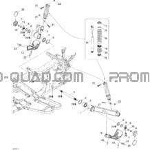 Suspension Arrière STD pour Can-am Toutes les cylindrées 2007 Outlander 650 XT 4 X 4