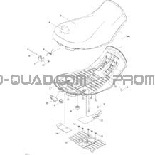 Siège pour Can-am Toutes les cylindrées 2007 Outlander 650 XT 4 X 4