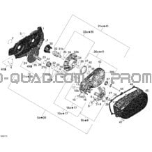 Transmission Outlander 800EFI pour Can-am Toutes les cylindrées 2007 Outlander 800 XT 4 X 4