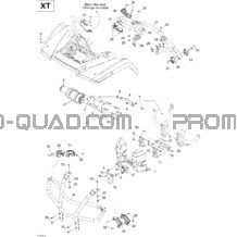 Carrosserie Et Accessoires 4 pour Can-am Toutes les cylindrées 2007 Outlander 800 XT 4 X 4