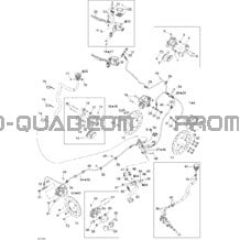 Freins Hydraulique pour Can-am Toutes les cylindrées 2007 Outlander MAX 400 XT 4 X 4