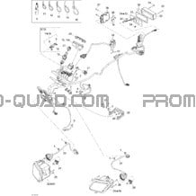 Accessoires Électriques STD pour Can-am Toutes les cylindrées 2007 Outlander MAX 500 STD 4 X 4
