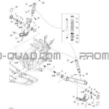 Suspension Arrière pour Can-am Toutes les cylindrées 2007 Outlander MAX 500 XT 4 X 4