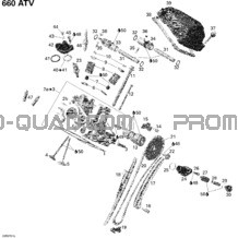 Culasse pour Can-am Toutes les cylindrées 2007 Outlander MAX 650 STD 4 X 4