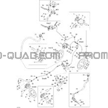 Freins Hydraulique pour Can-am Toutes les cylindrées 2007 Outlander MAX 650 XT 4 X 4