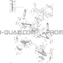 Suspension Avant pour Can-am Toutes les cylindrées 2007 Outlander MAX 800 LTD 4 X 4