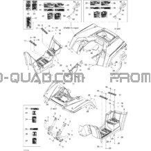 Carrosserie Et Accessoires 1 pour Can-am Toutes les cylindrées 2007 Outlander MAX 800 LTD 4 X 4