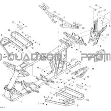 Châssis pour Can-am Toutes les cylindrées 2007 Outlander MAX 800 LTD 4 X 4
