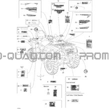 Décalques STD pour Can-am Toutes les cylindrées 2007 Outlander MAX 800 STD 4 X 4