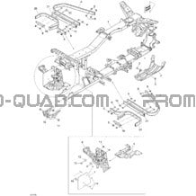Châssis pour Can-am Toutes les cylindrées 2007 Renegade 800 EFI